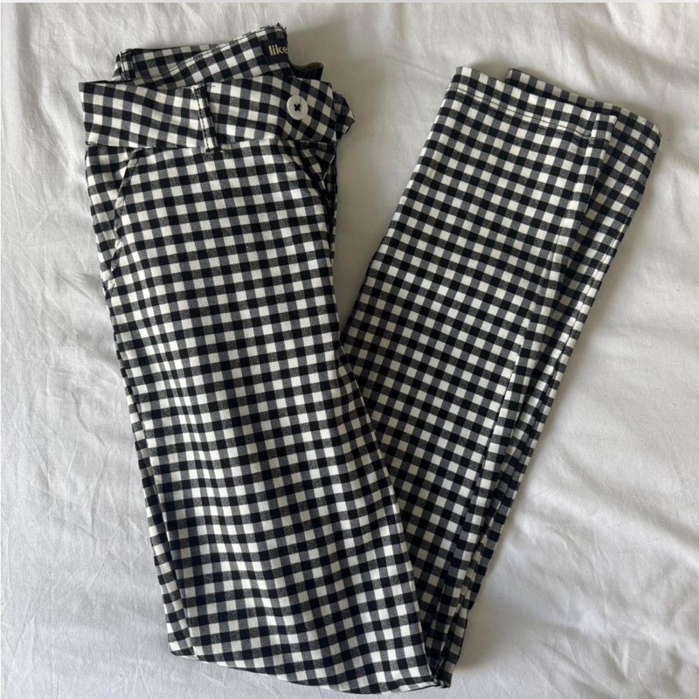 Black and White Checkered Pants